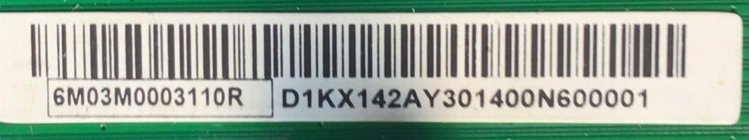 MAIN PARA TV VIZIO / NUMERO DE PARTE 6M03A0001X00J / TE.MT5597.EC762 / 6M03M0003110R / PANEL V650DJ4-D03 REV.C1 / MODELO V655-H4 LBPFZZKW	 - Imagen 3